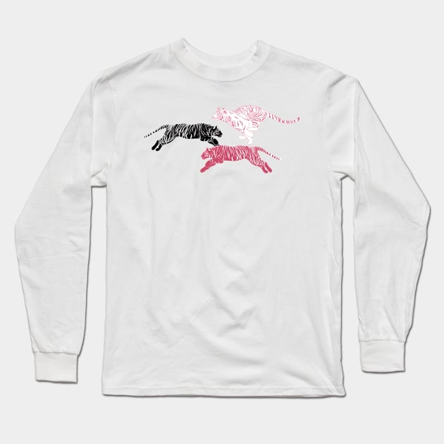 Swift Stripes - Pink Long Sleeve T-Shirt by PerrinLeFeuvre